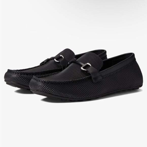 Calvin Klein Other - Calvin Klein Ori Driving Style Loafer Black Dress Shoe Slip On Professional